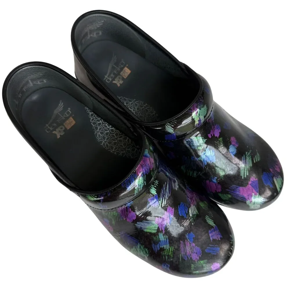 Dansko Pro XP 2.0 Colored Pen Leather Clogs Shoes 39 US 8.5 - 9 Slip Resistant